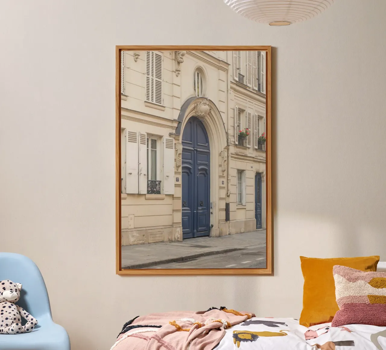 Paris Street Scene alluminio dibond da GraceDigitalArtCo