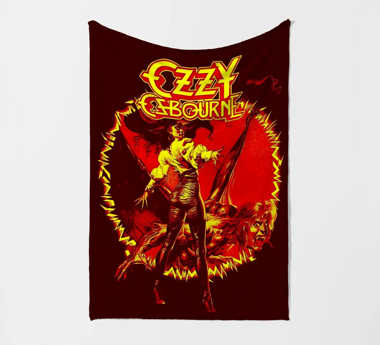 Ozzy Osbourne coperta in pile da vanhesling