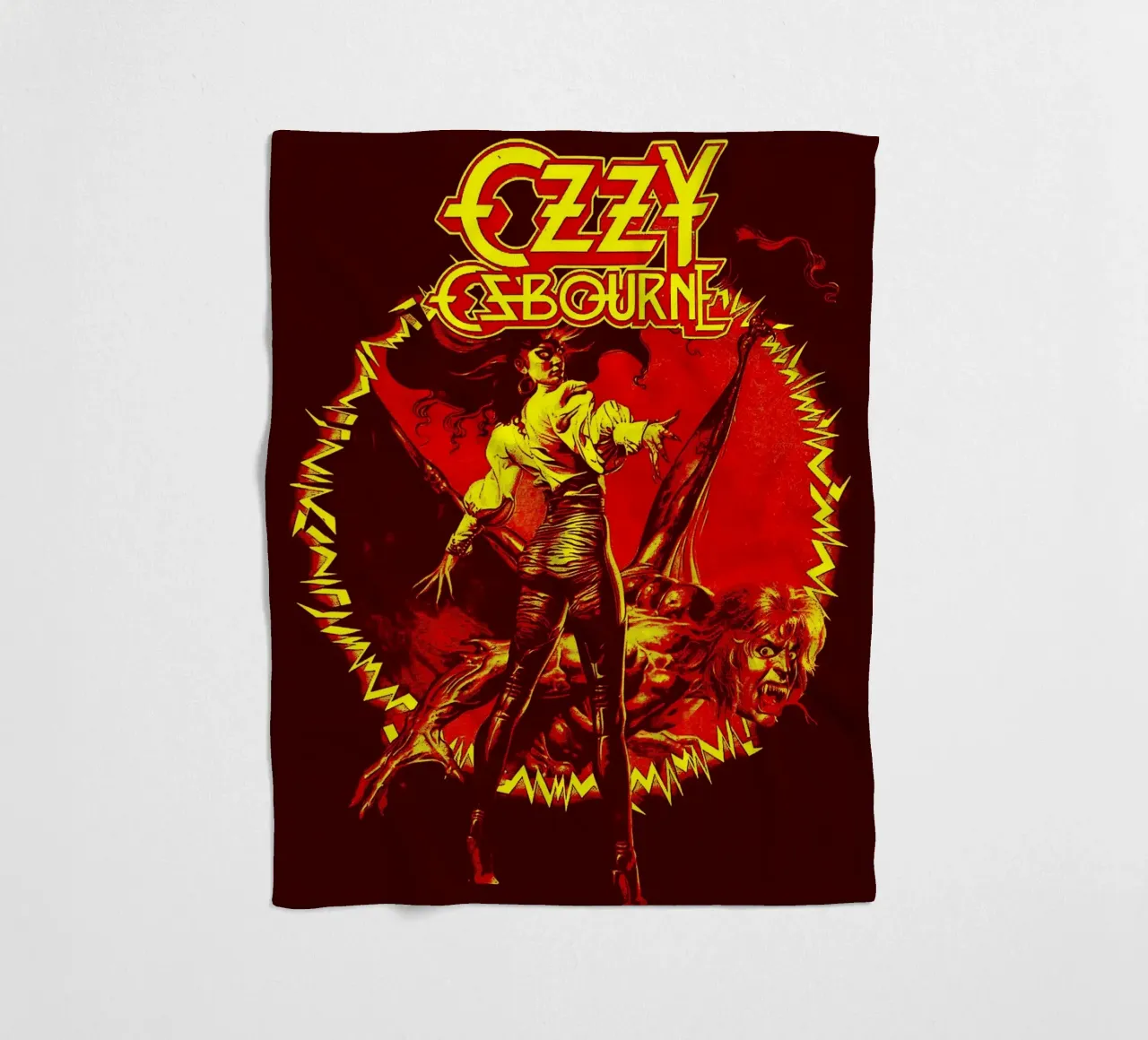 Ozzy Osbourne coperta in pile da vanhesling