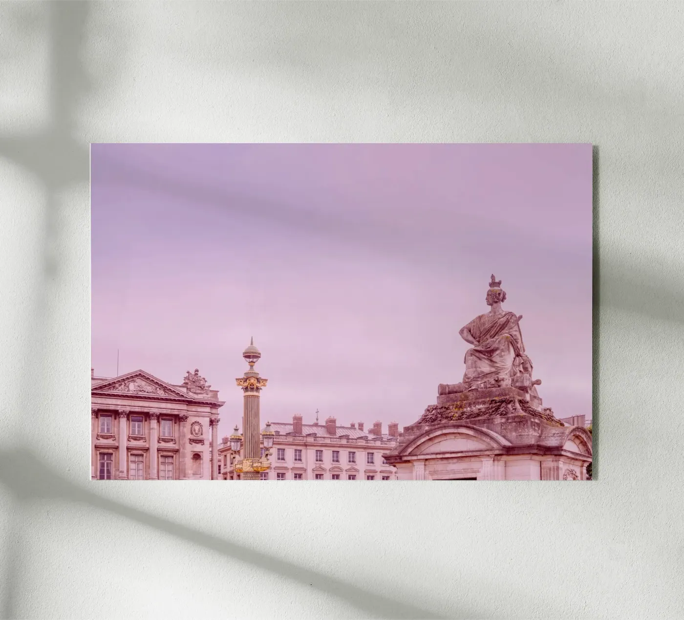 Purple Paris plexiglass da GraceDigitalArtCo