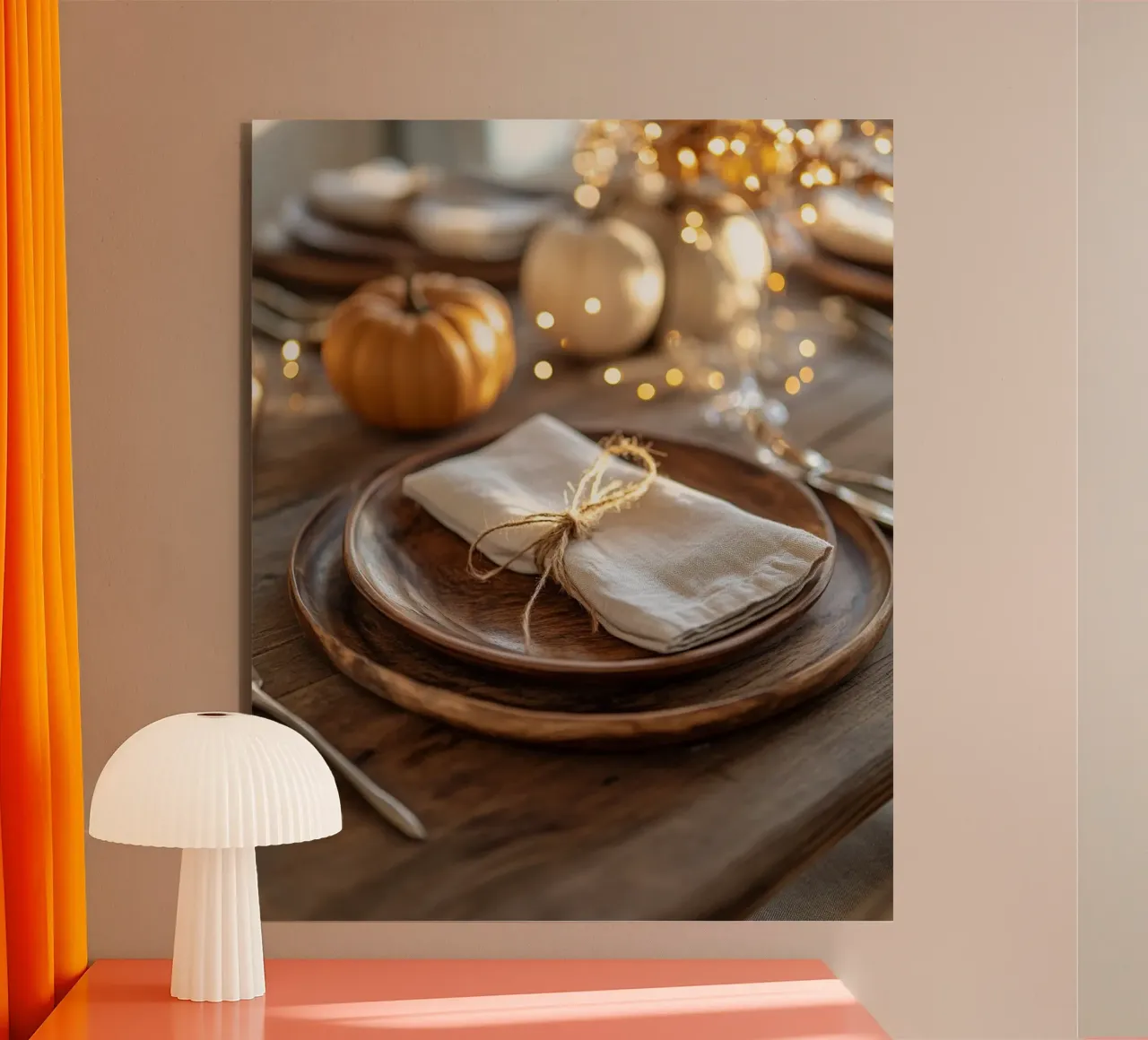 Herbst-Vibes Alu-Dibond von PhotoVibe Decor