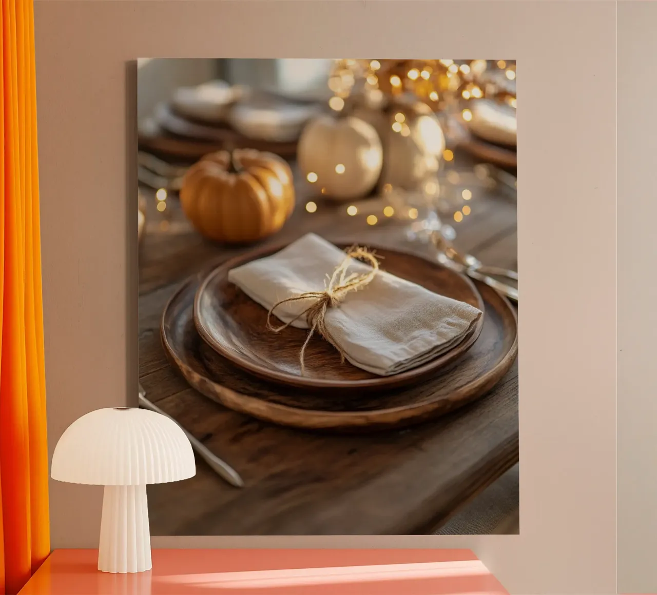 Vibrazioni d'autunno tela con Cornice a cassetta da PhotoVibe Decor