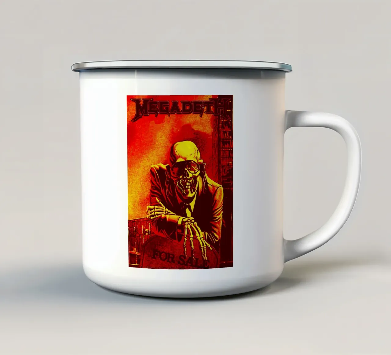 Megadeath Band Art tazza in smalto da vanhesling