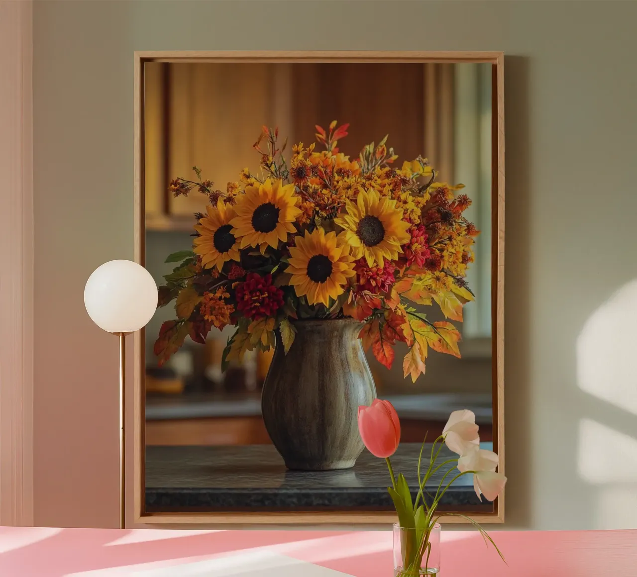 Vibrazioni d'autunno tela con Cornice a cassetta da PhotoVibe Decor