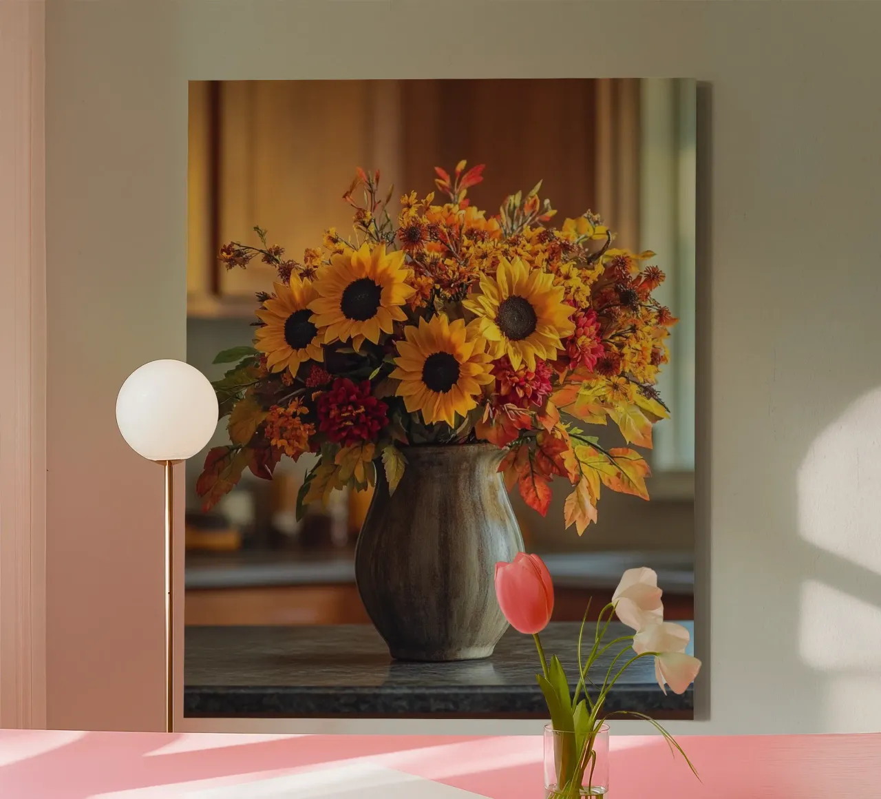 Vibrazioni d'autunno tela con Cornice a cassetta da PhotoVibe Decor