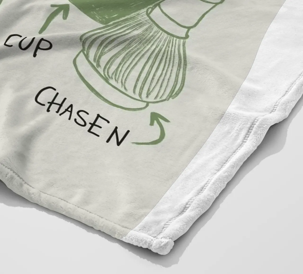 Matcha Essentials Fleecedecke von ni-ja artboutique