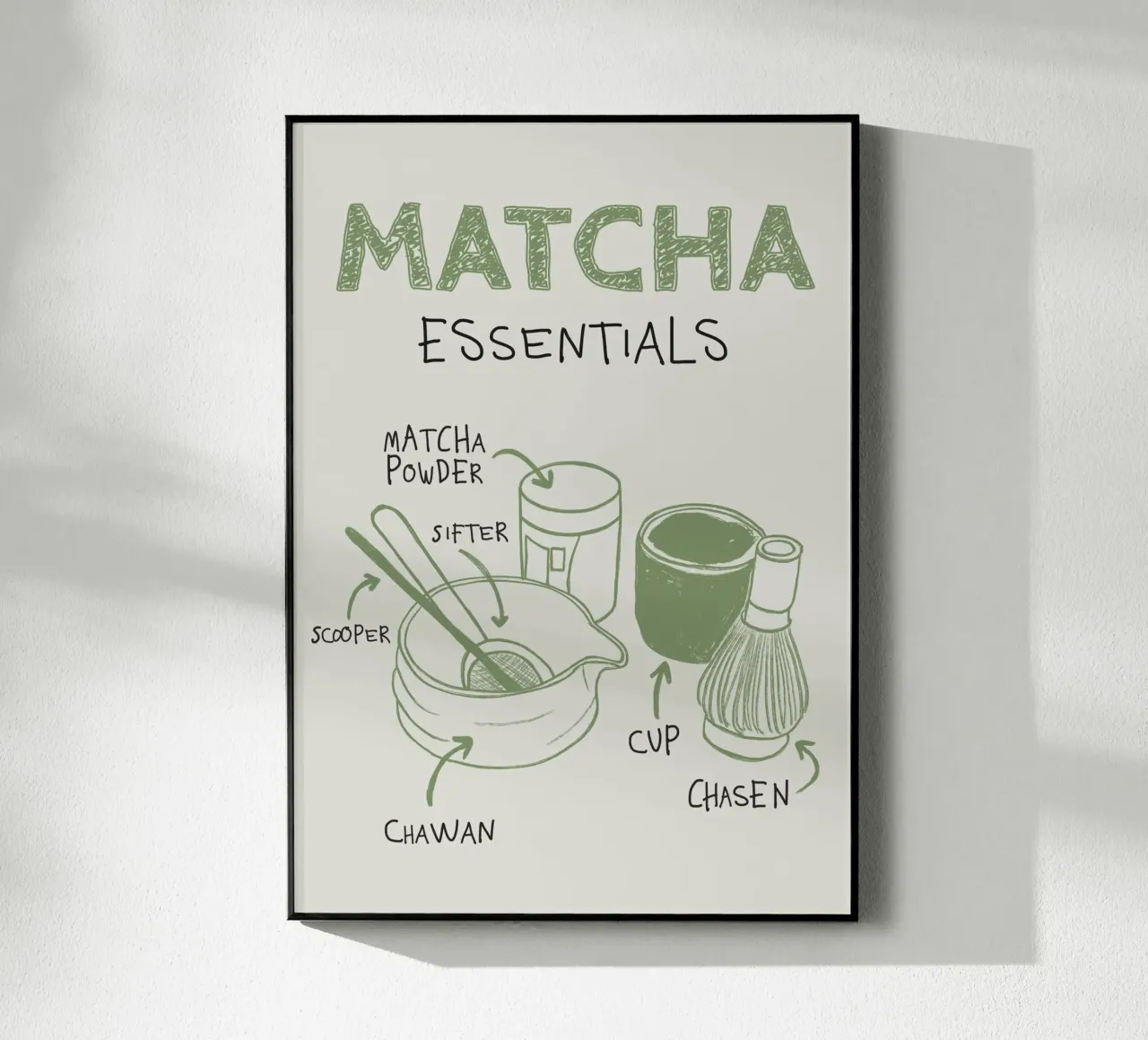 Matcha Essentials plexiglass da ni-ja artboutique