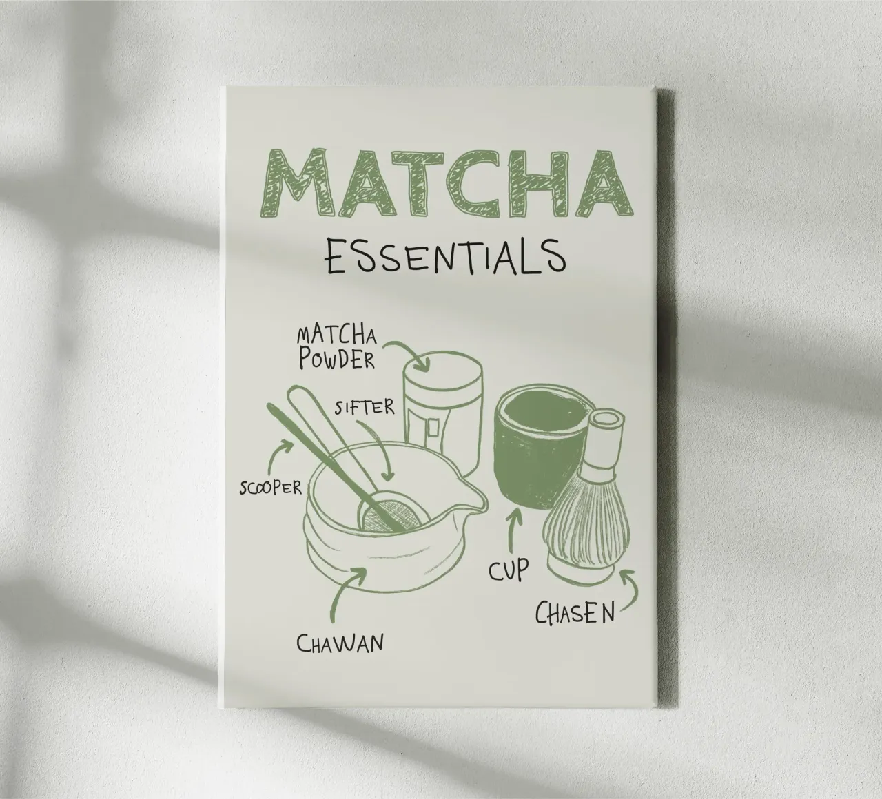 Matcha Essentials tela da ni-ja artboutique