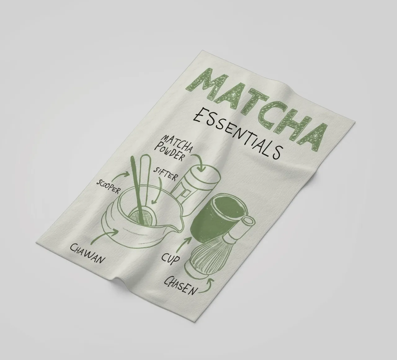 Matcha Essentials telo mare da ni-ja artboutique
