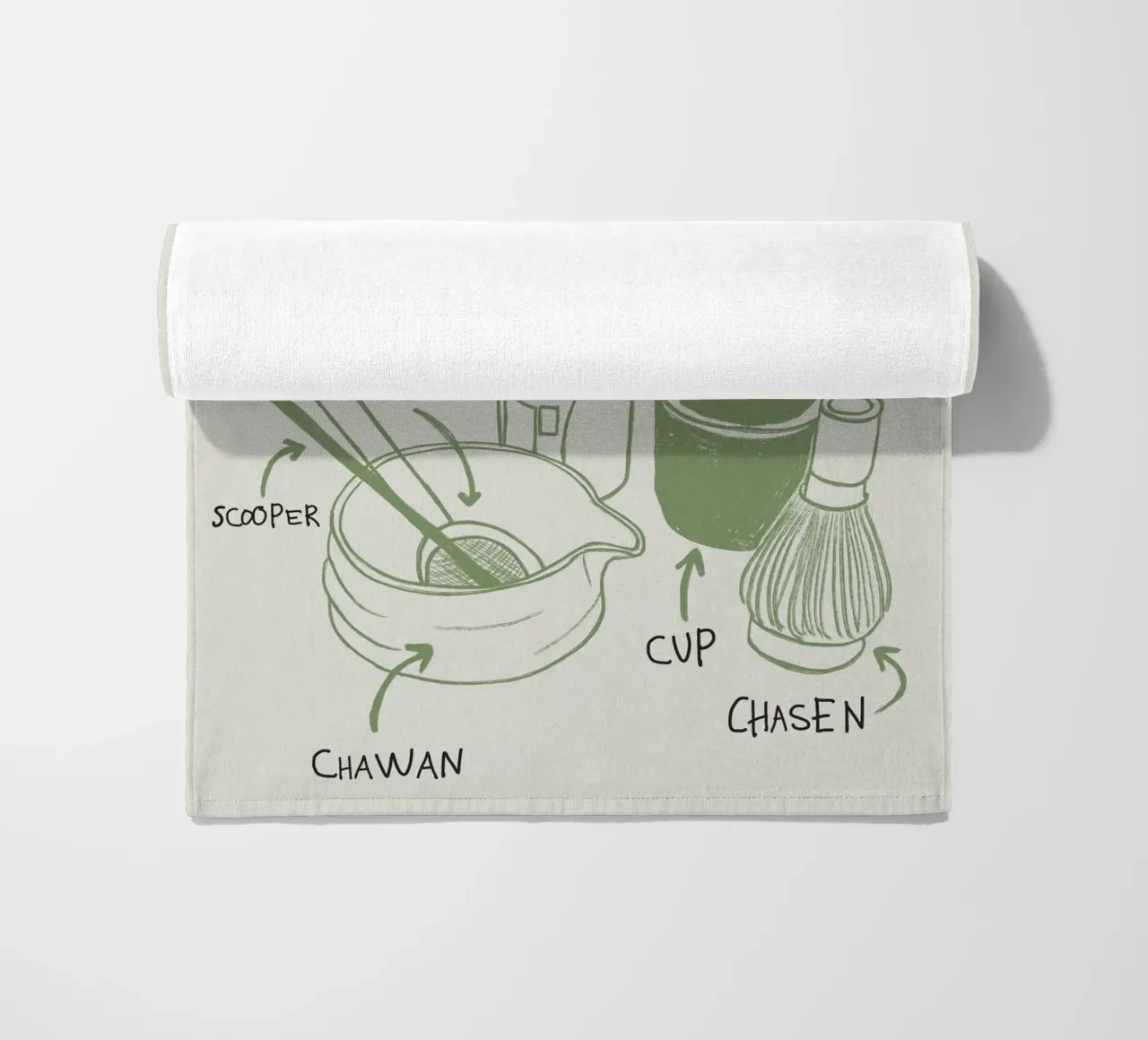 Matcha Essentials telo mare da ni-ja artboutique