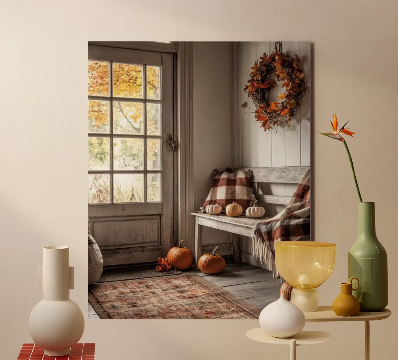 Vibrazioni d'autunno alluminio dibond da PhotoVibe Decor