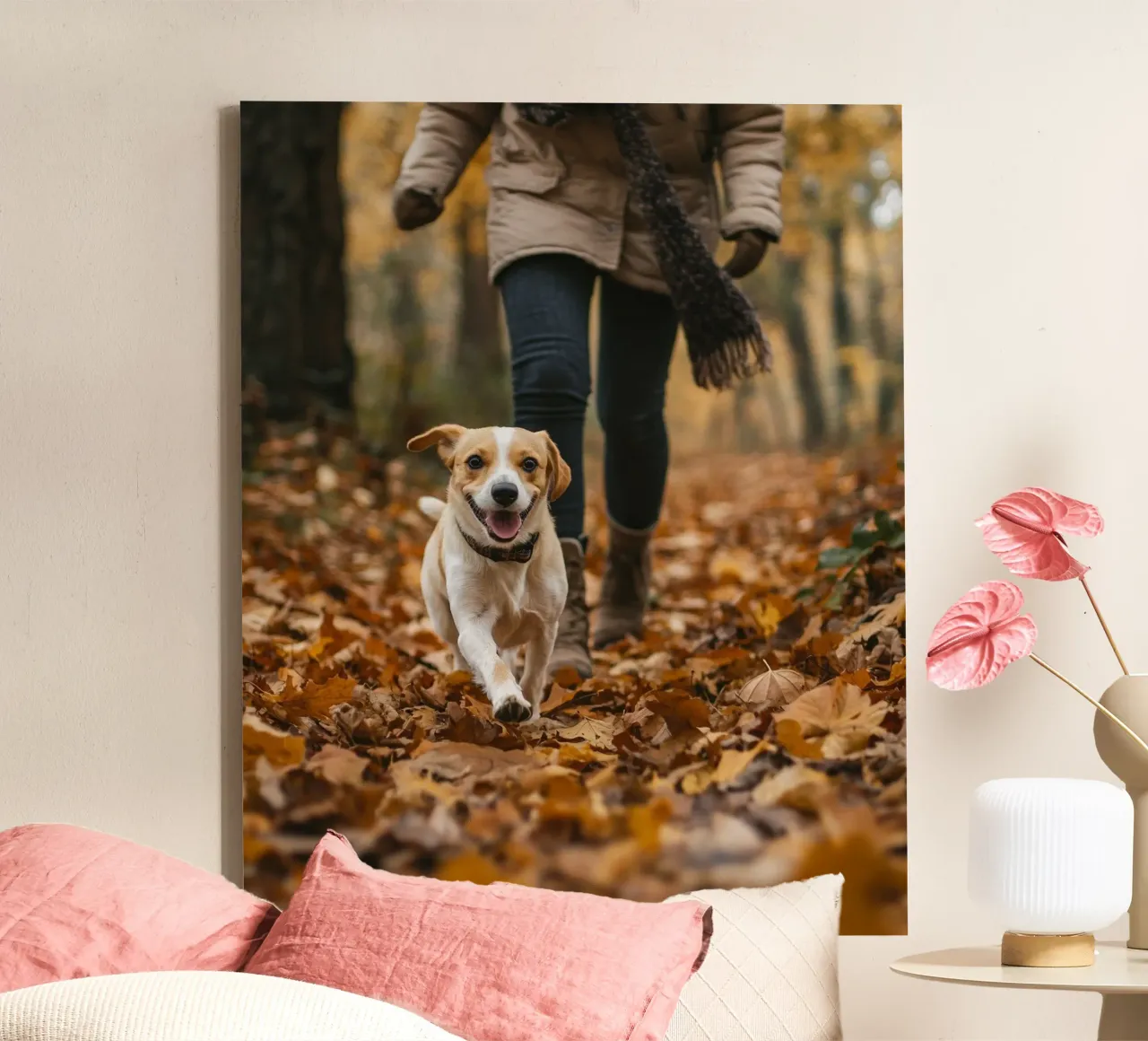 Vibrazioni d'autunno tela con Cornice a cassetta da PhotoVibe Decor