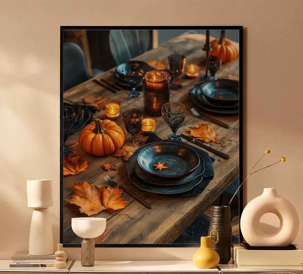 Herbst-Vibes Hahnemühle von PhotoVibe Decor