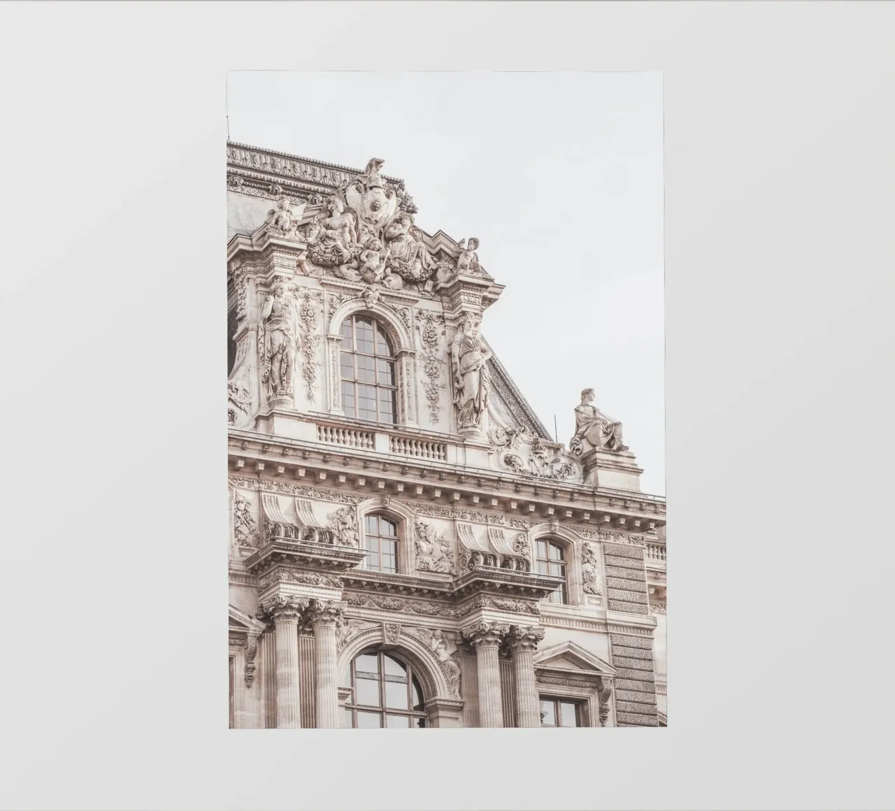 Paris Beige Building pellicola backlit da GraceDigitalArtCo