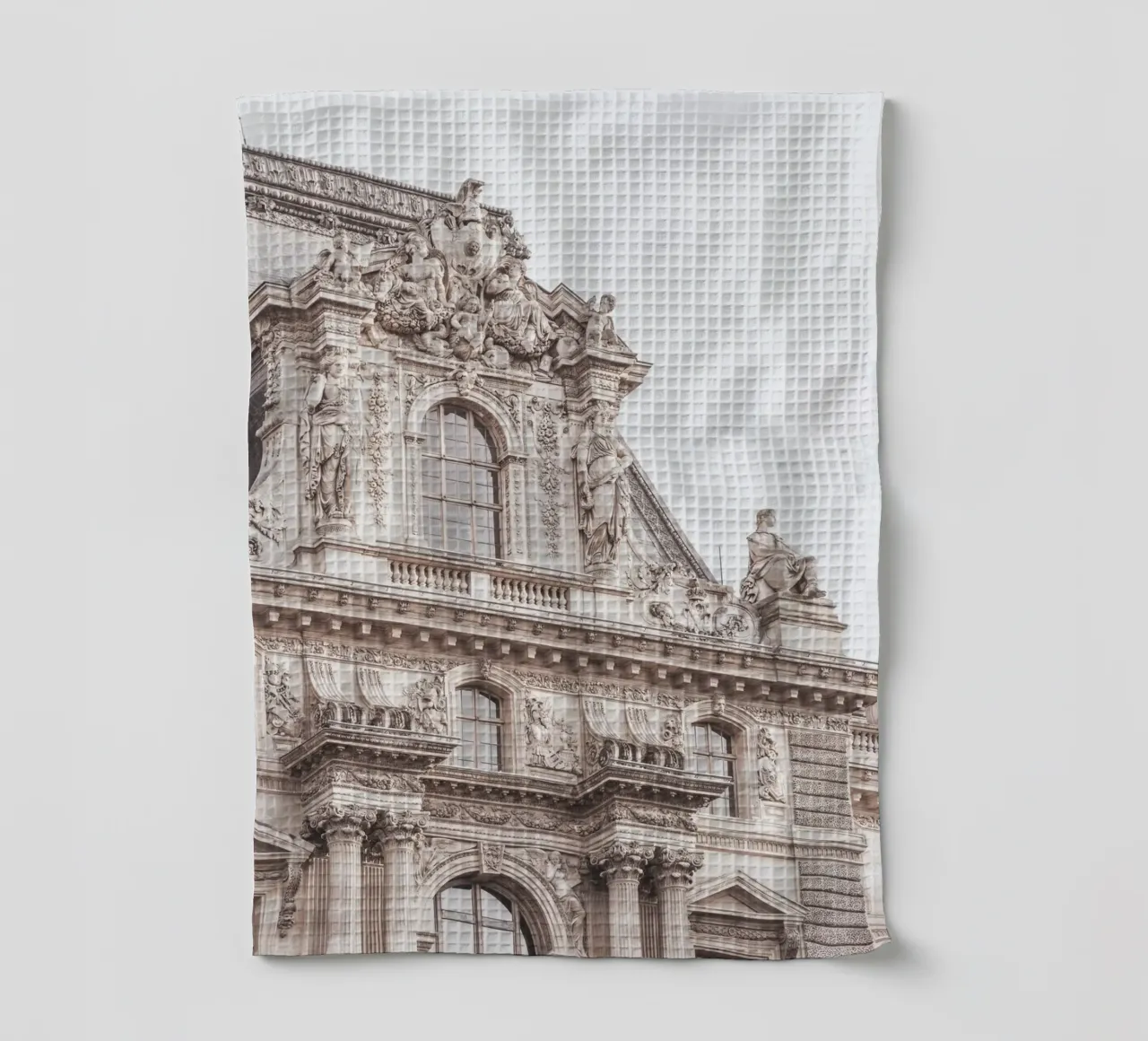 Paris Beige Building torchon de GraceDigitalArtCo