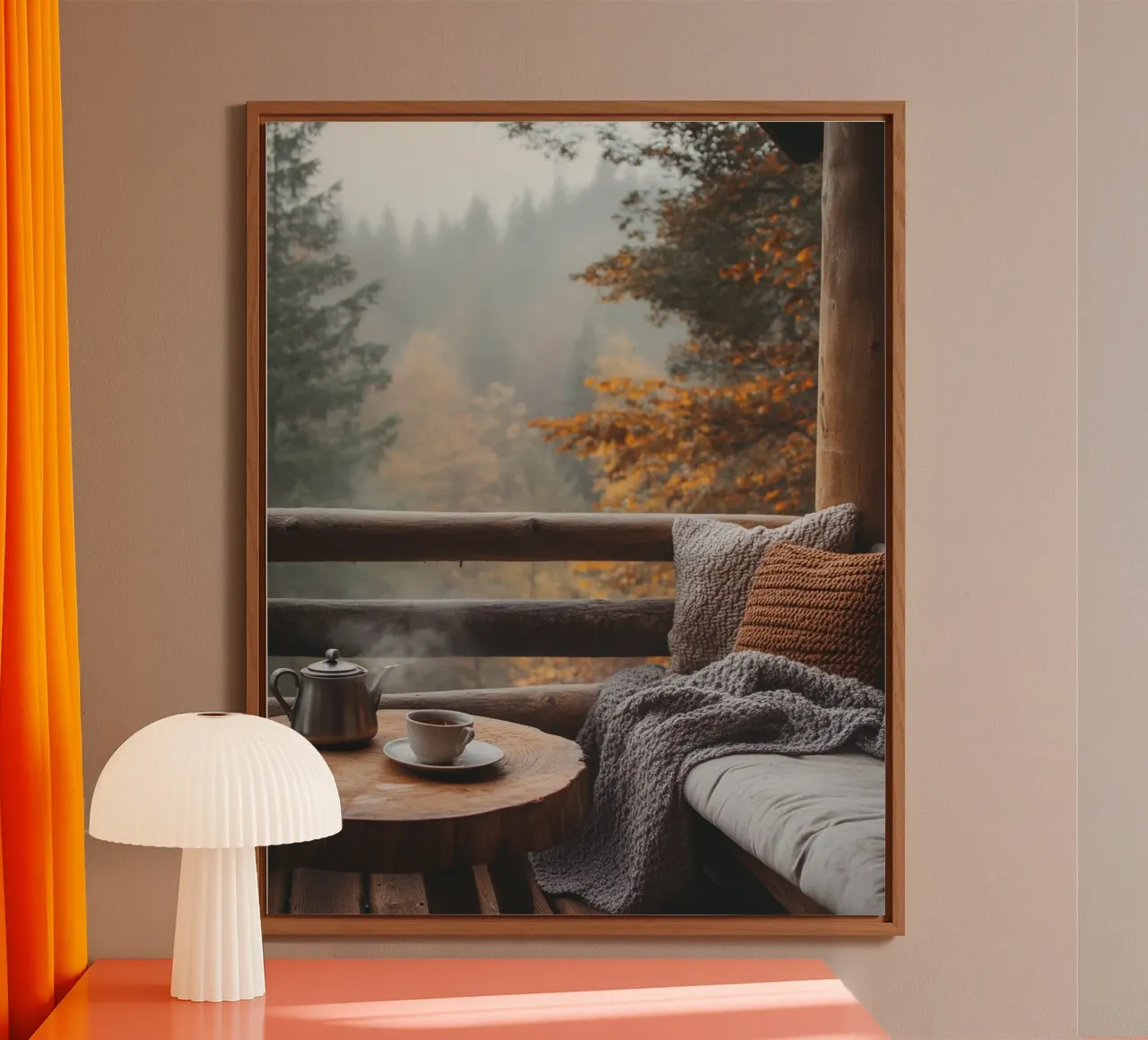 Vibrazioni d'autunno alluminio dibond da PhotoVibe Decor