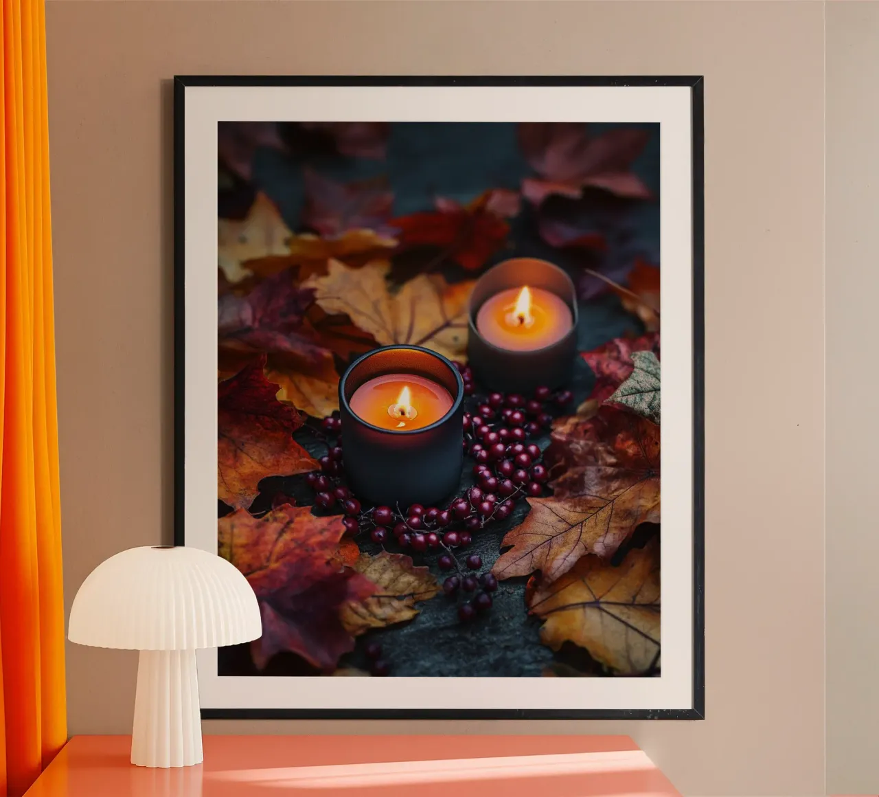 Herbst-Vibes Hahnemühle von PhotoVibe Decor