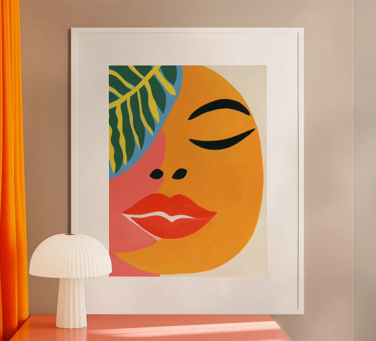 Woman in the moon | lightness, calm and sensuality poster by Autofocus