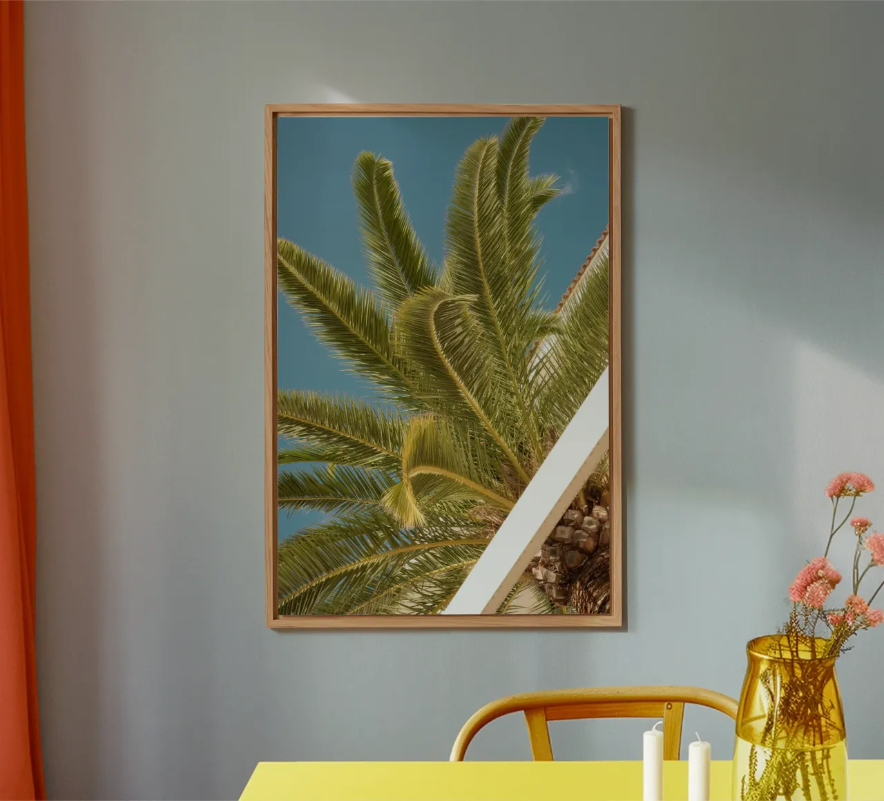 Palm Pattern forex plate by Mosaic Dialogue