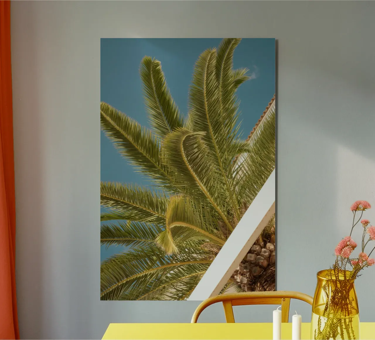 Palm Pattern forex plate by Mosaic Dialogue