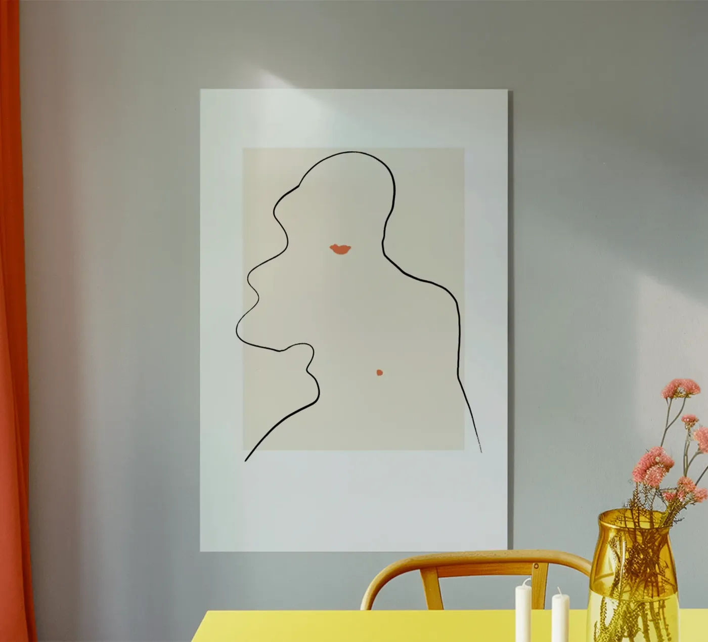 Coral acrylic glass by Graphite