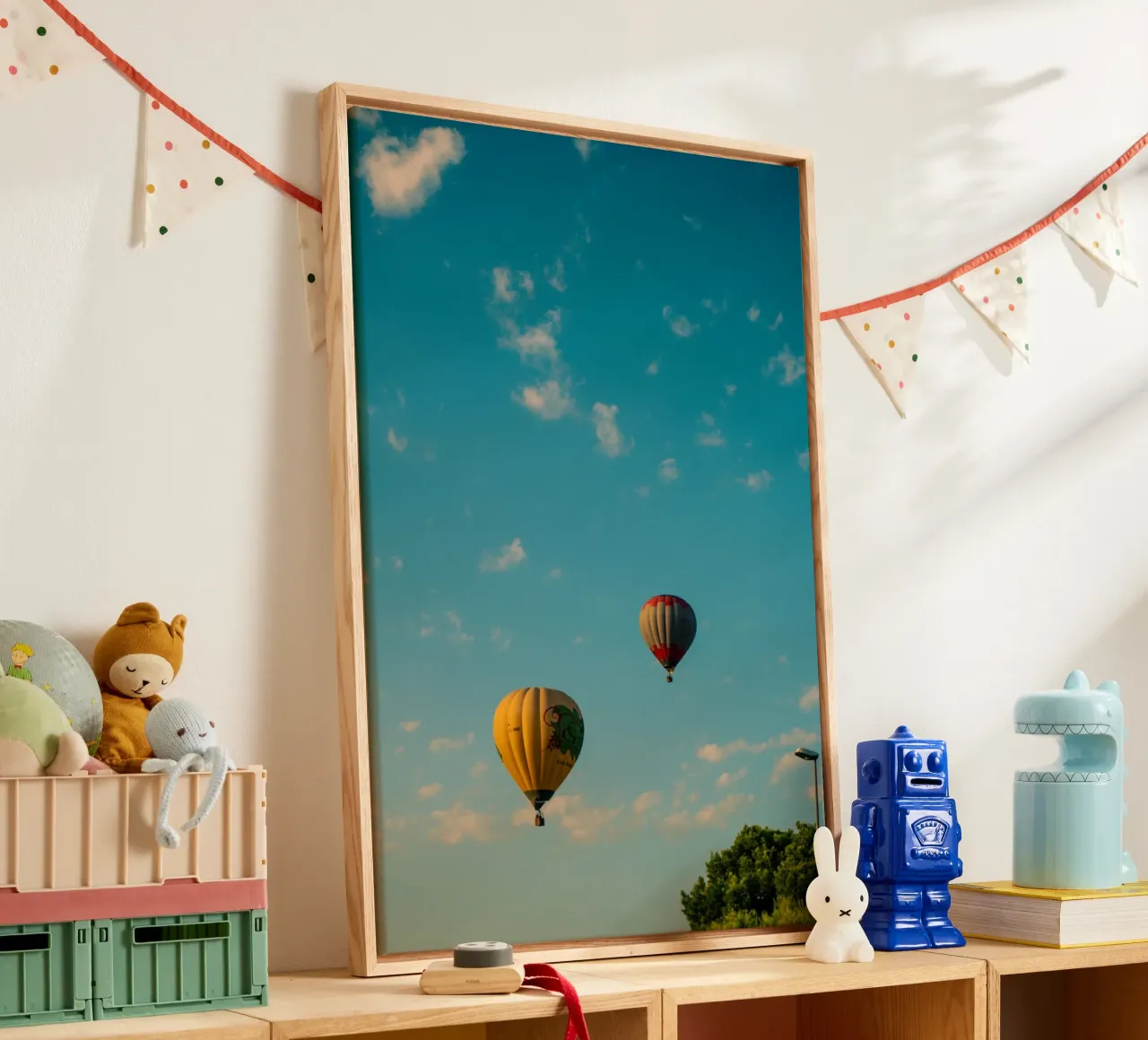 Rise with the Morning Sky canvas met Baklijst van lieblu