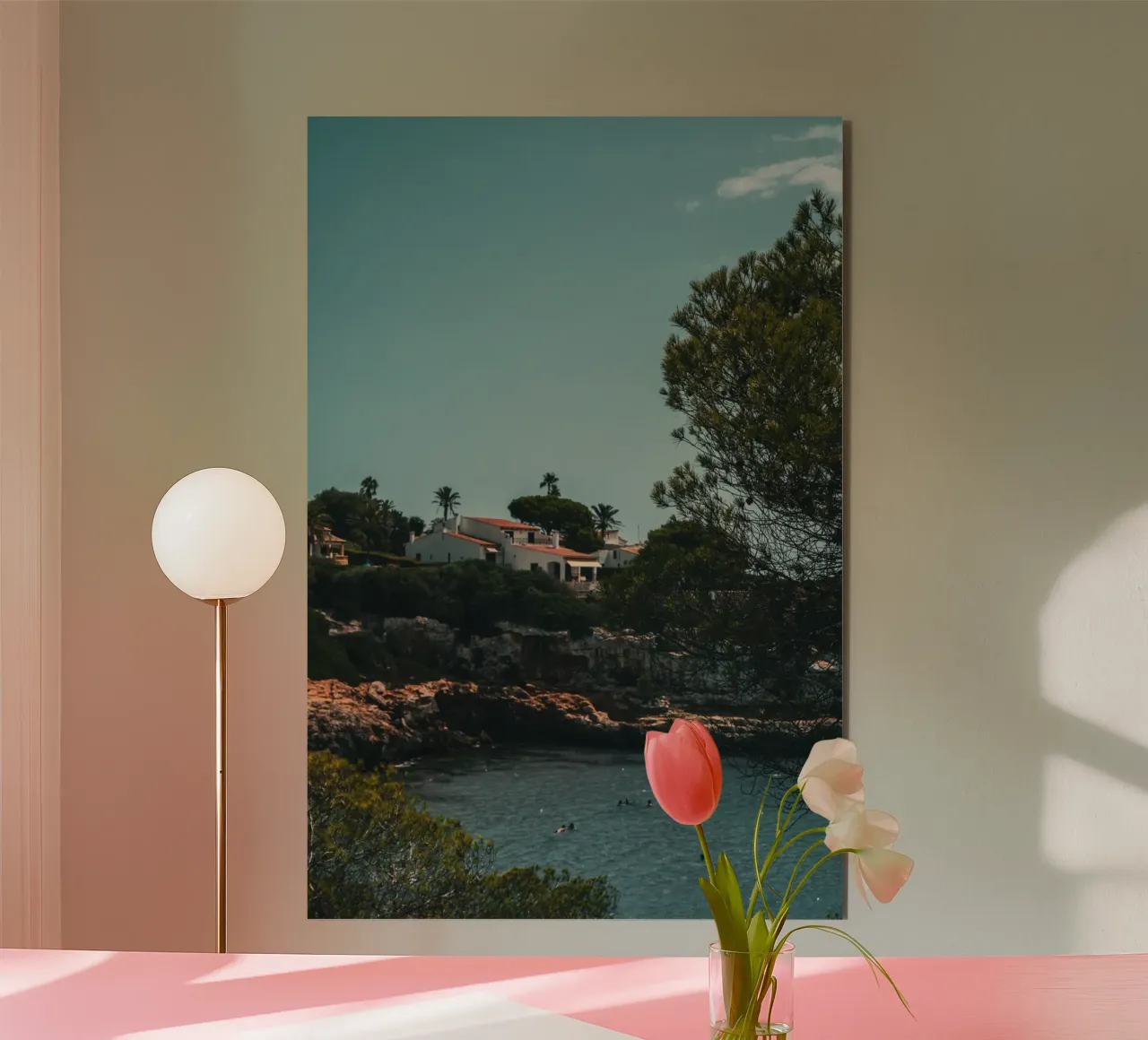 Seaside Cliff Villas alluminio dibond da lieblu