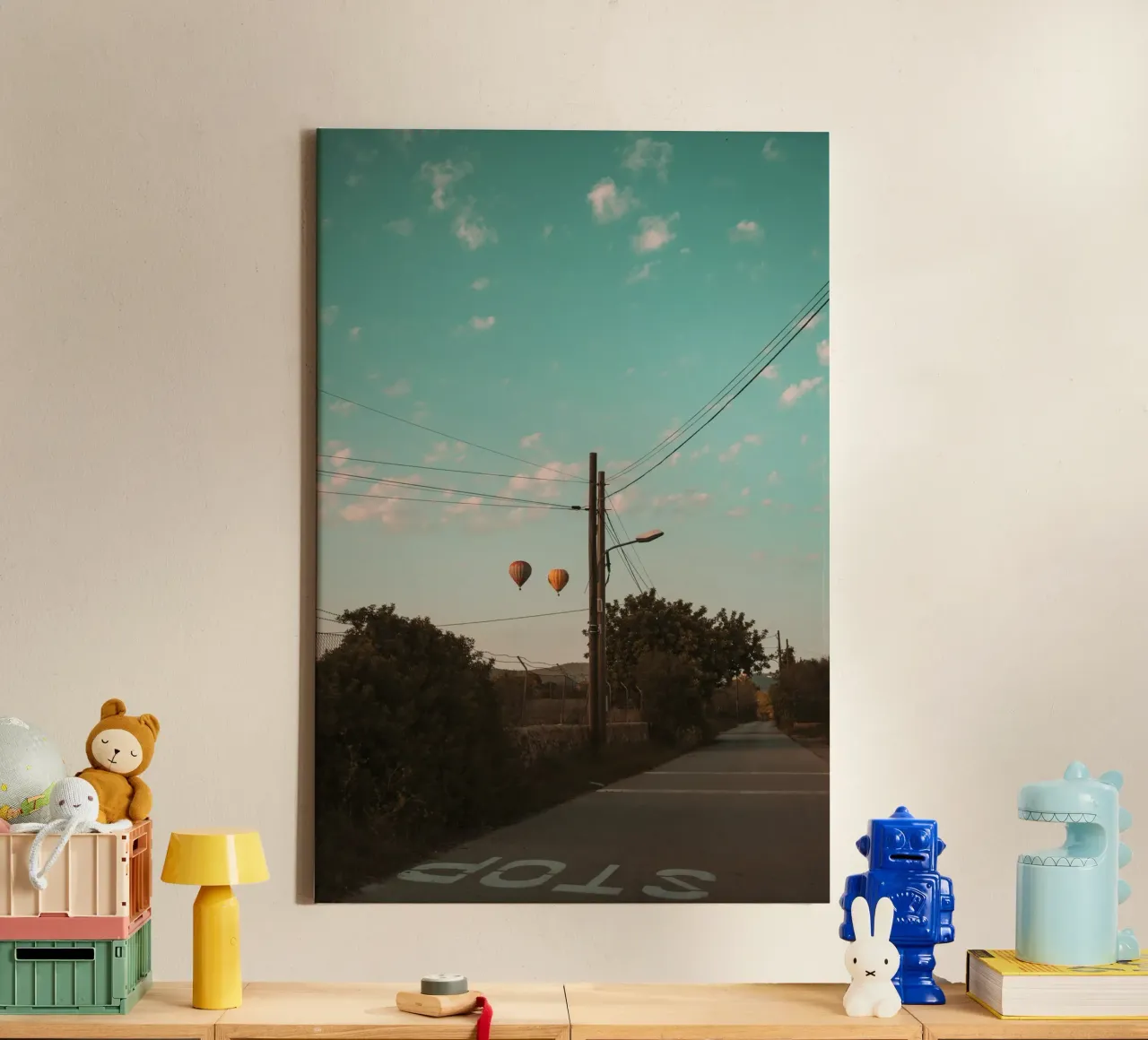 Chasing Stillness canvas met Baklijst van lieblu