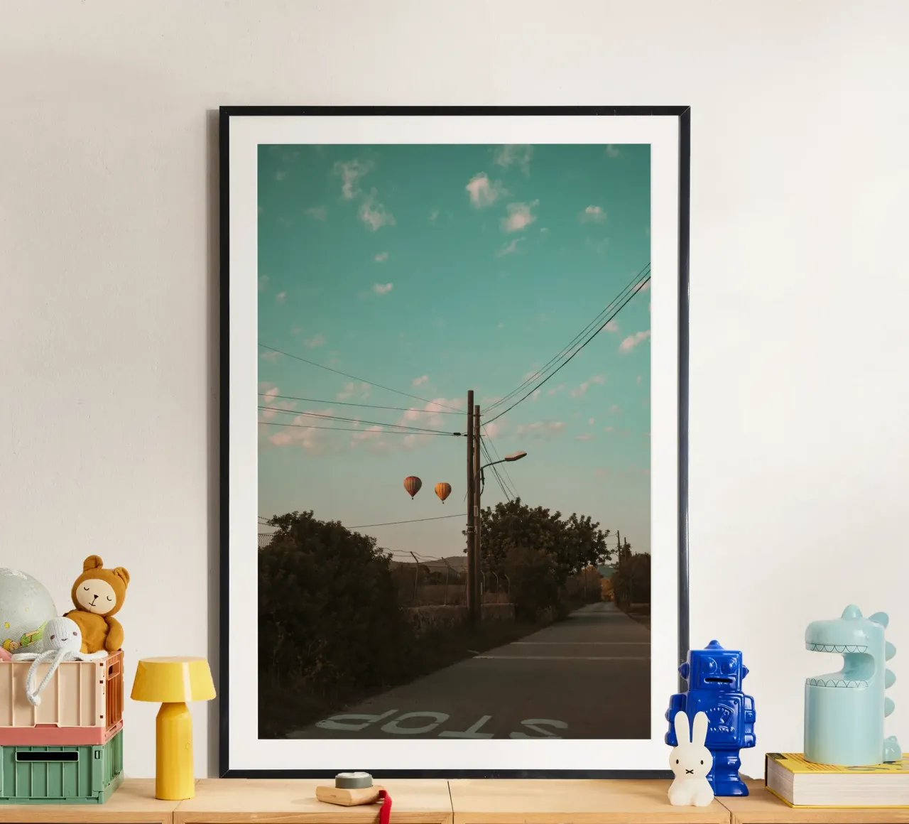 Chasing Stillness poster con telaio in alluminio da lieblu