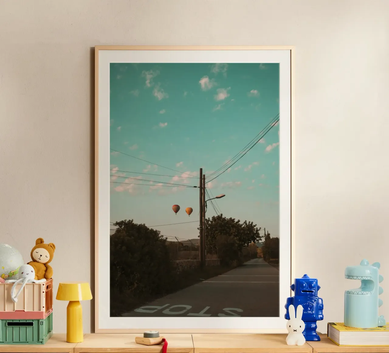 Chasing Stillness poster con telaio in alluminio da lieblu