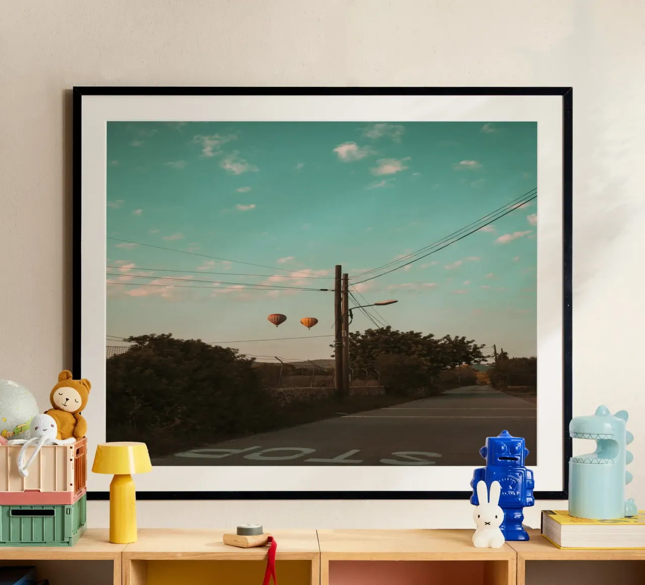 Chasing Stillness poster con telaio in alluminio da lieblu