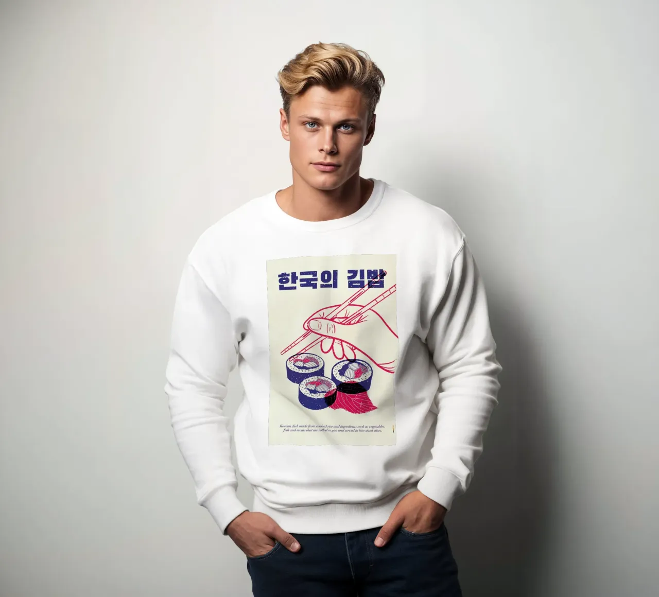 Korean Kimbap felpa da Rafa Gomes