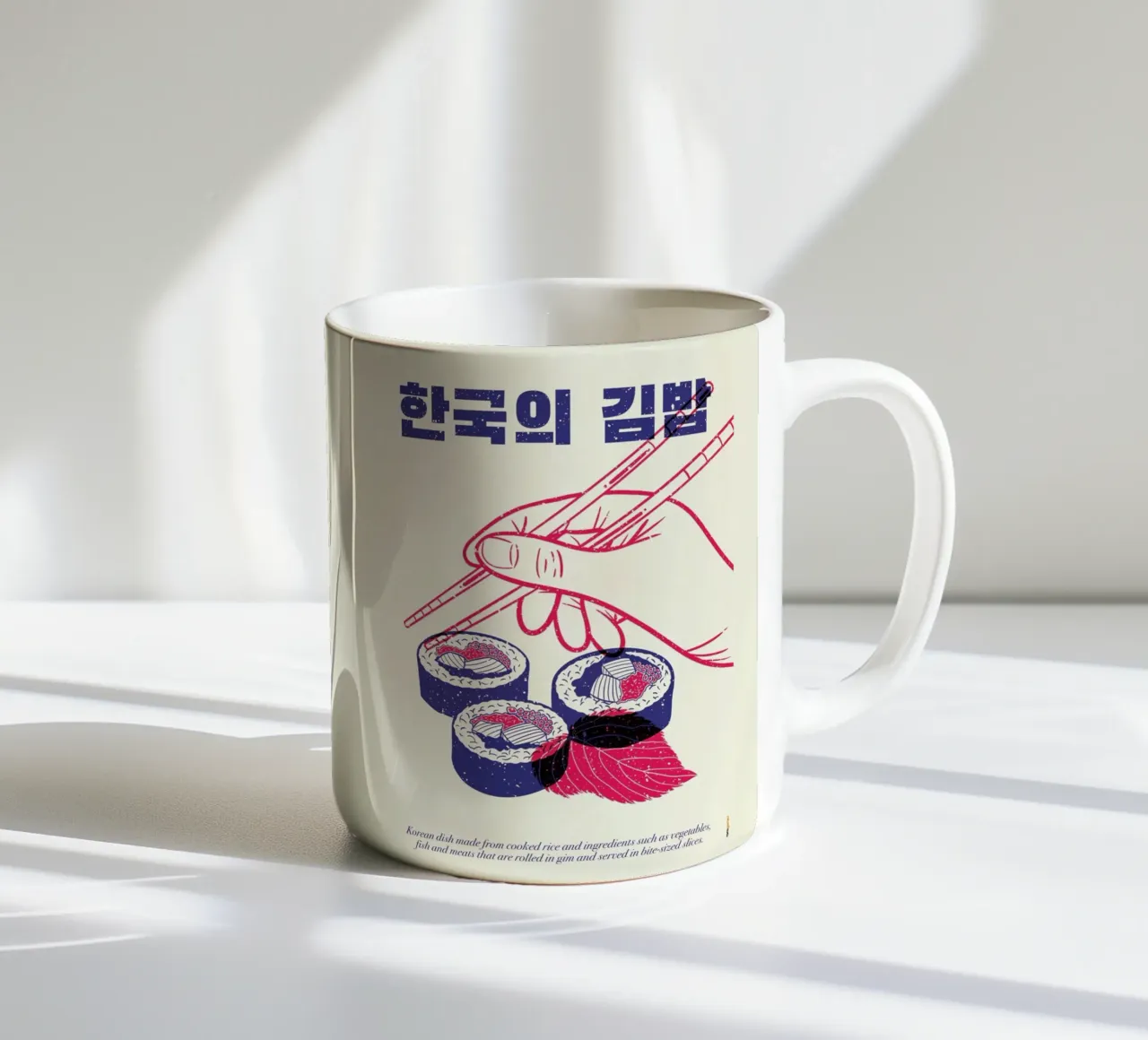 Korean Kimbap tazza in ceramica da Rafa Gomes