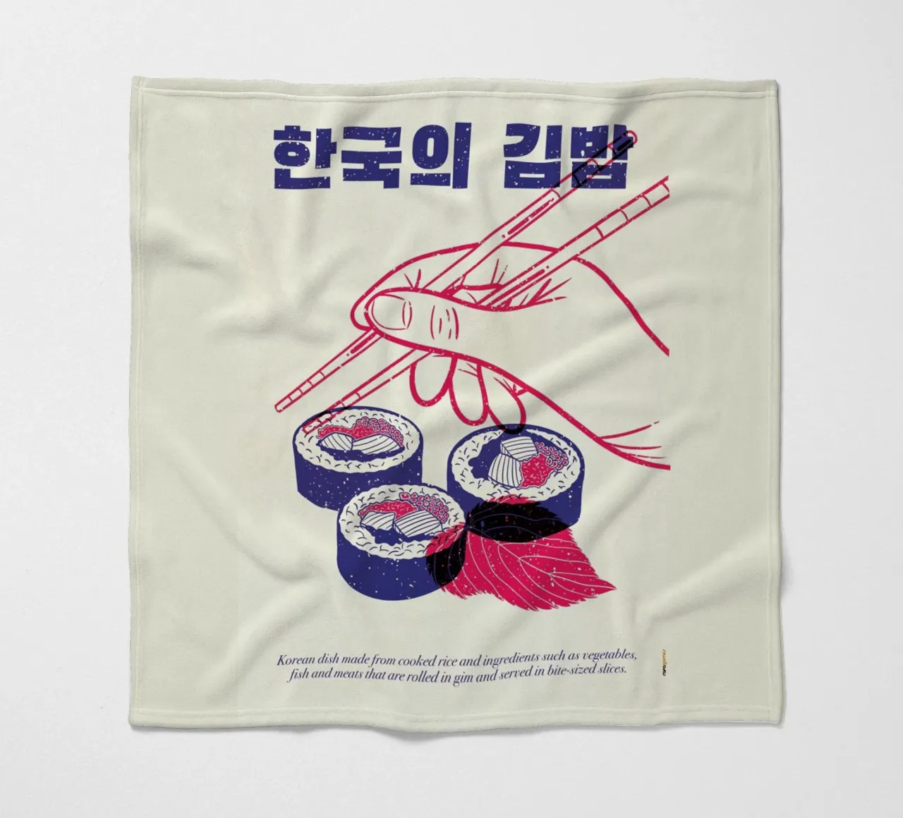 Korean Kimbap coperta in pile da Rafa Gomes