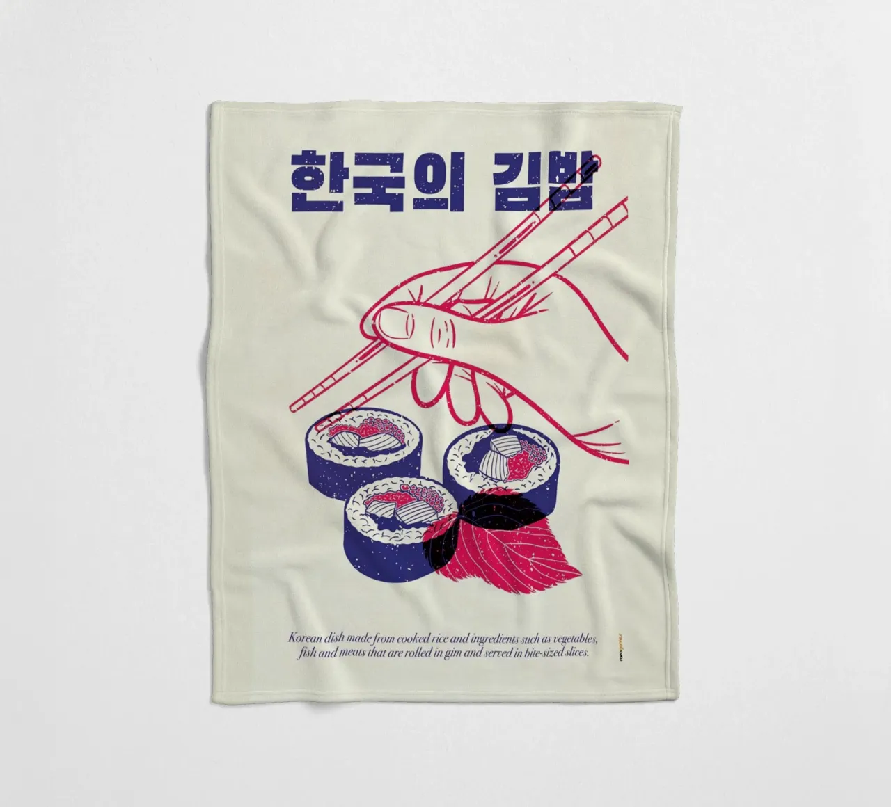 Korean Kimbap coperta in pile da Rafa Gomes