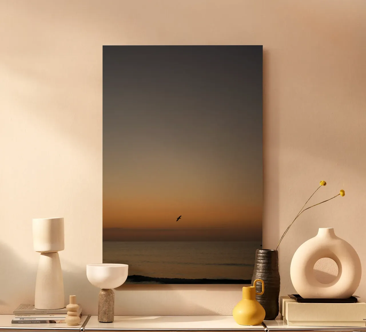 Flight into Dawn alluminio dibond da lieblu