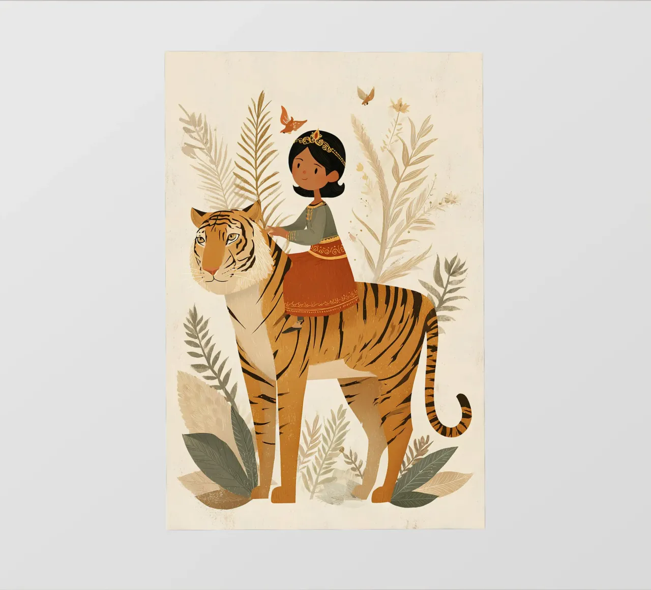 A queen on striped paws photo wallpaper by Digital Naive