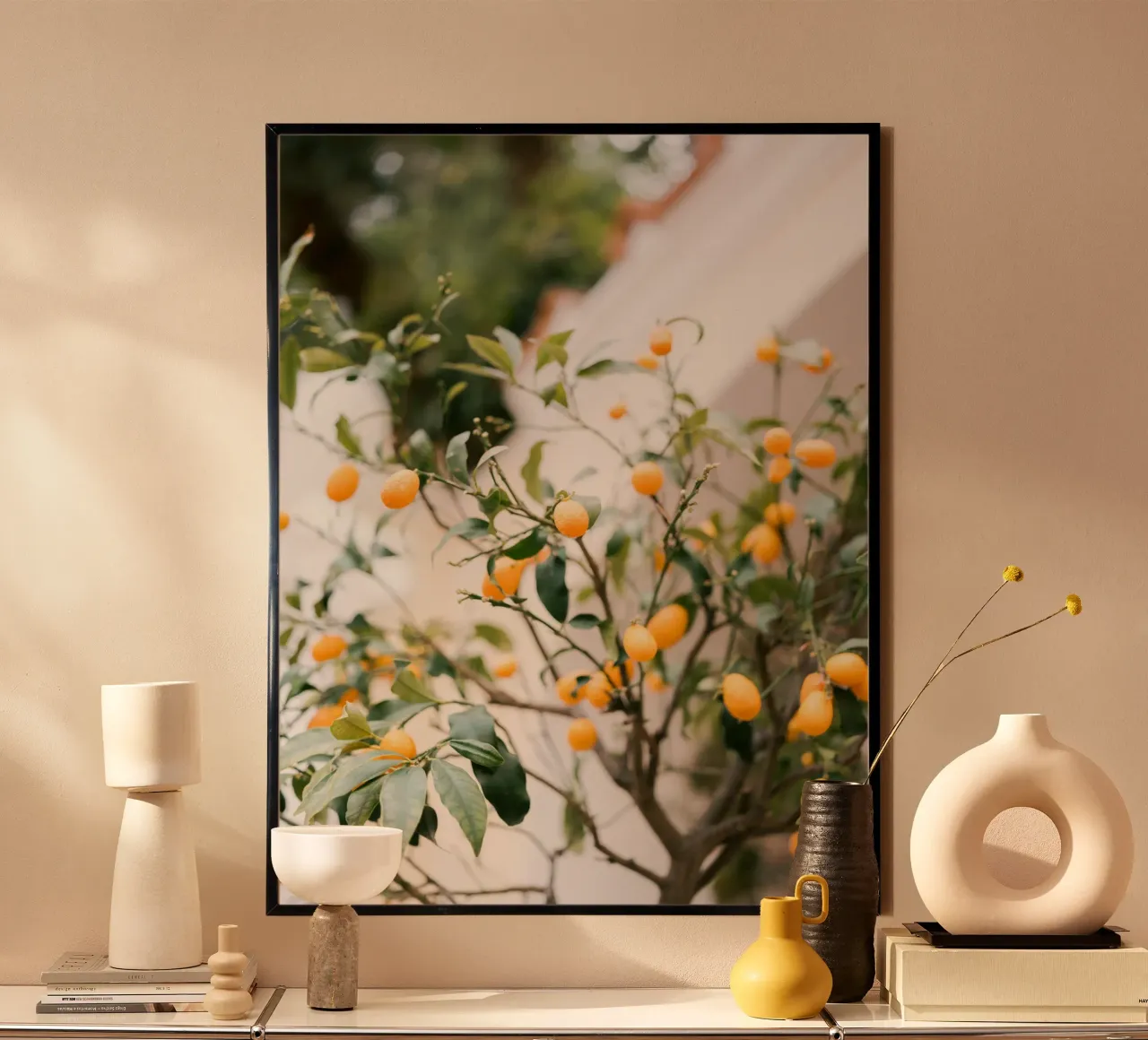 Orange Capri poster da Raisa Zwart