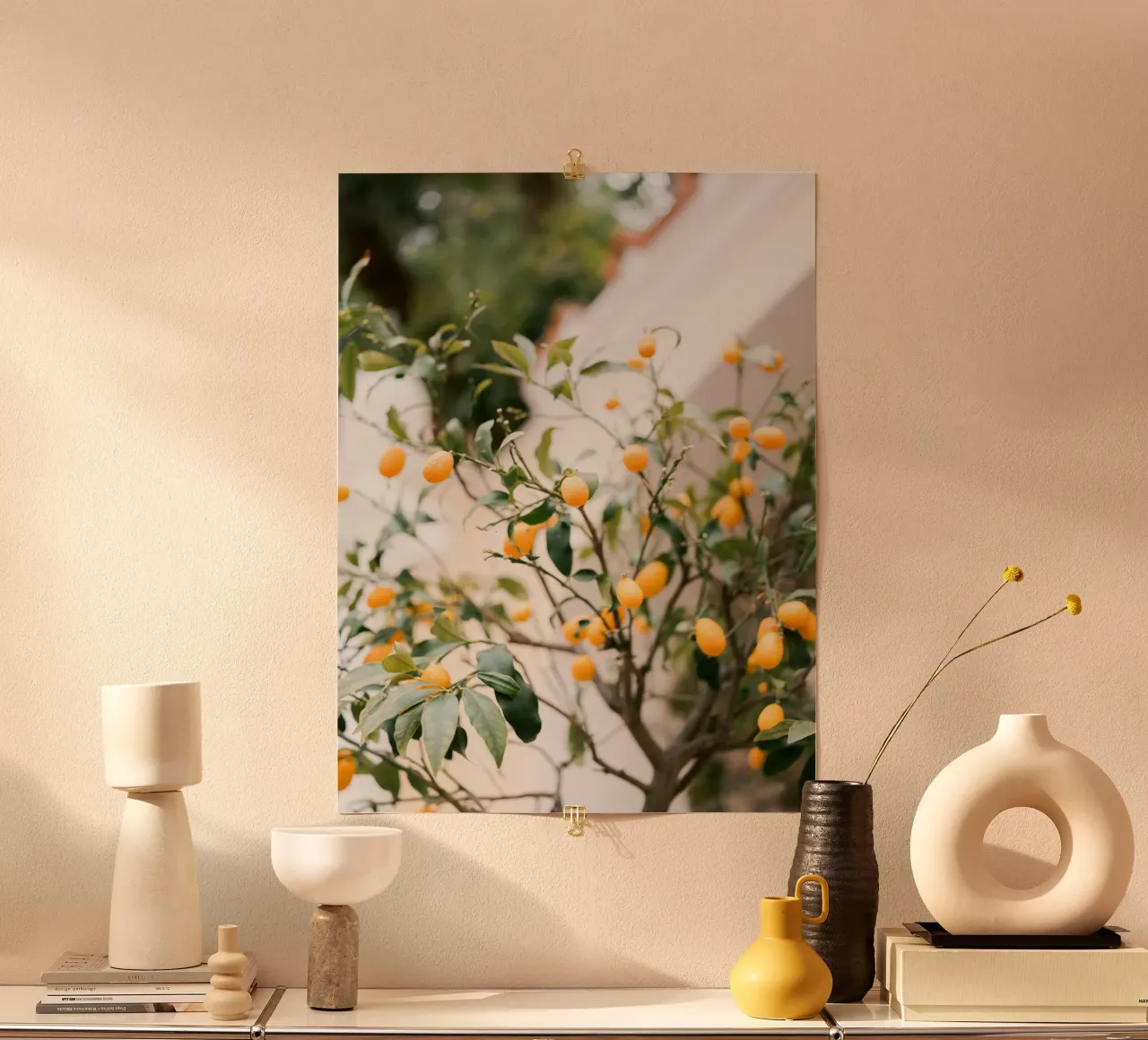 Orange Capri poster da Raisa Zwart