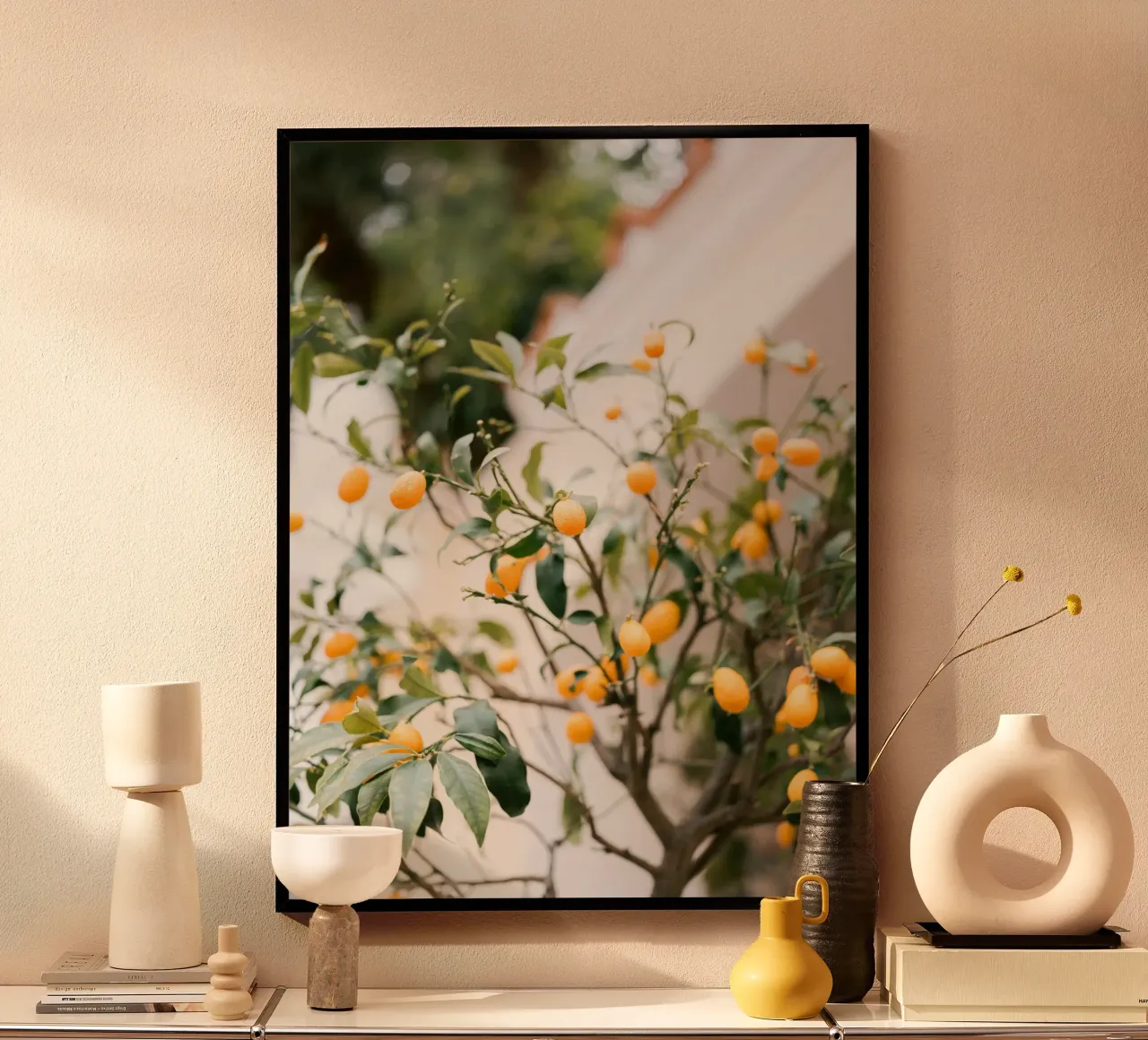 Orange Capri poster da Raisa Zwart