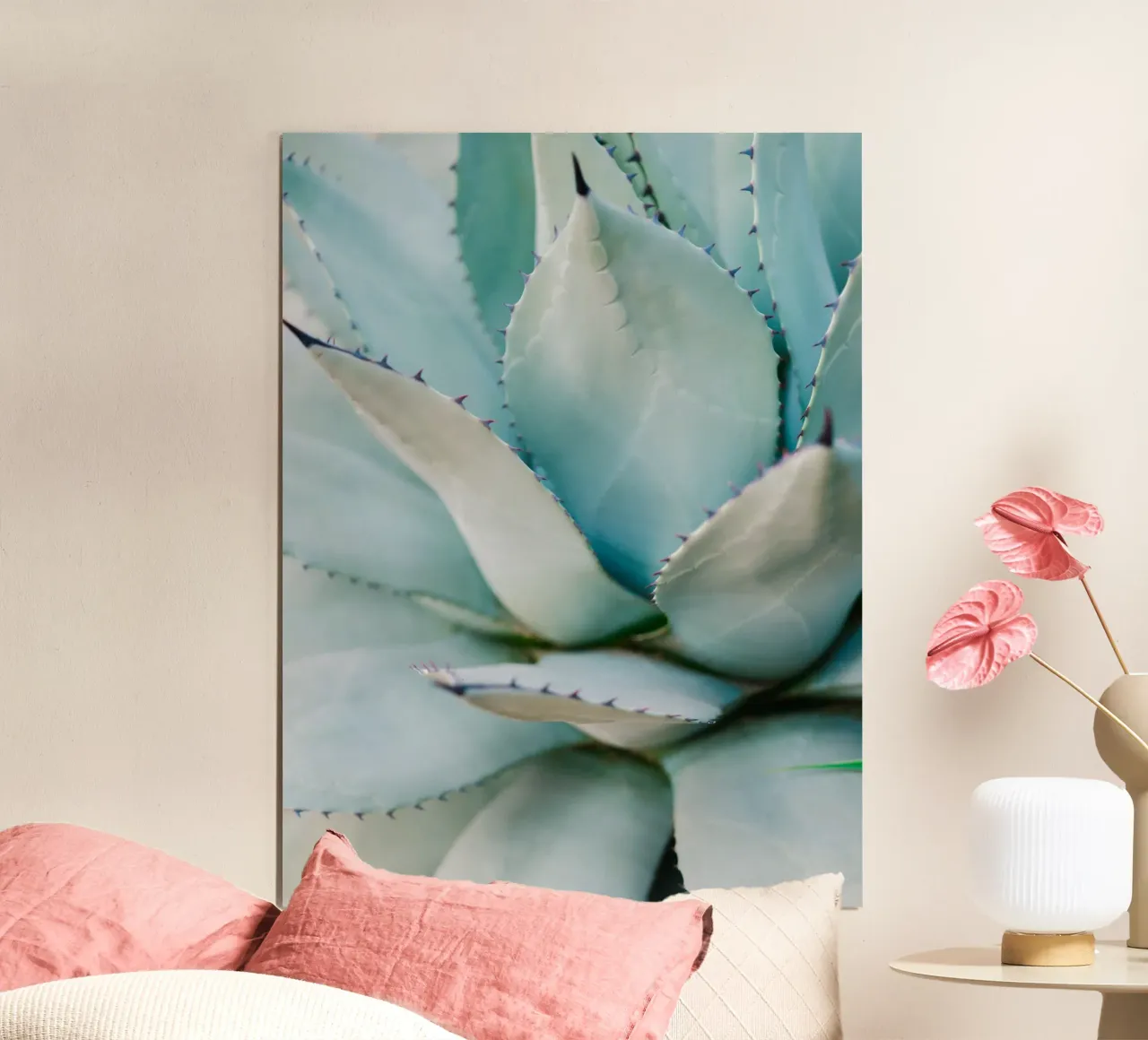 Succulent Green poster con telaio in plastica da Raisa Zwart
