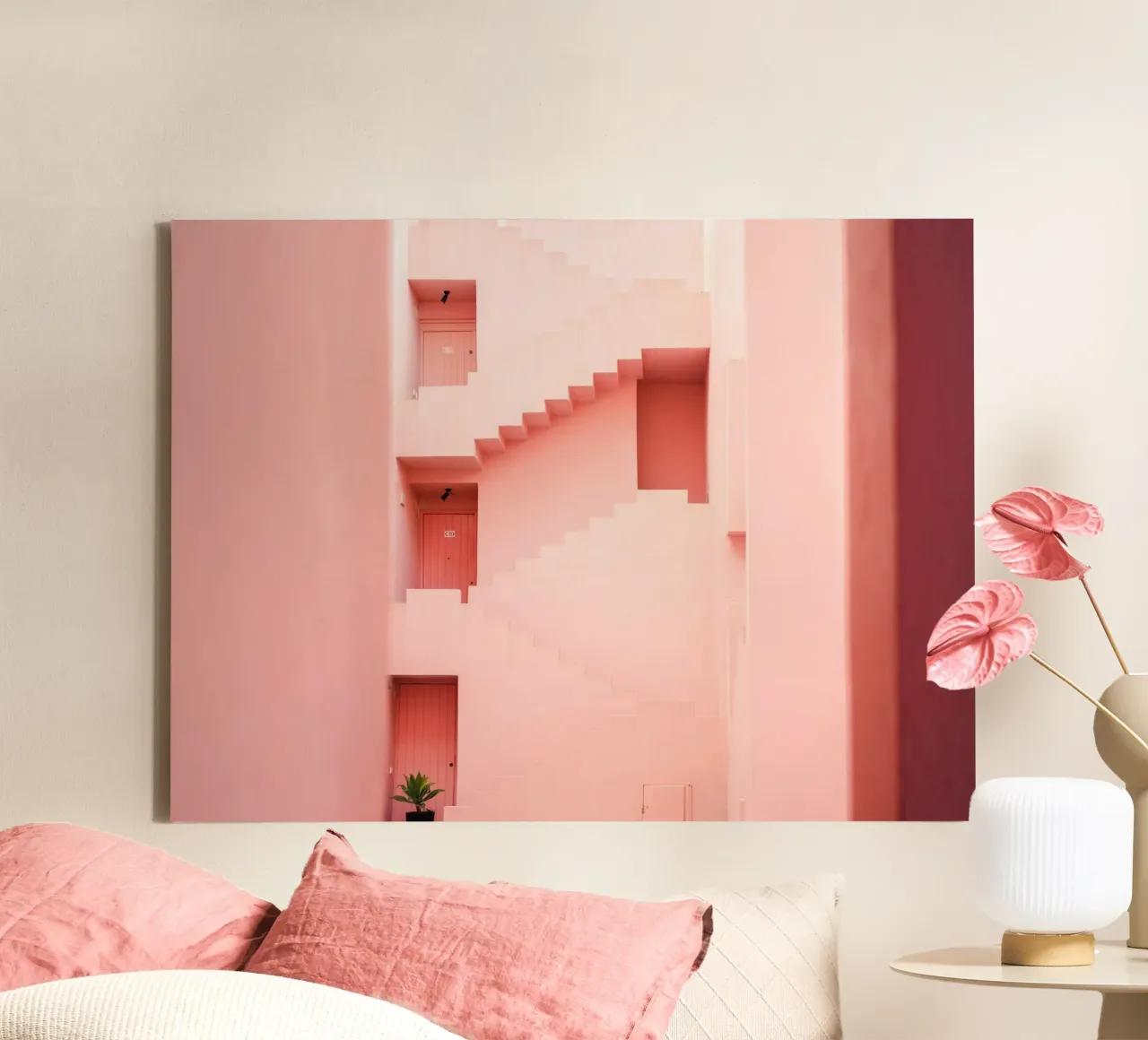 Zuid-Spanje III canvas met Baklijst van Raisa Zwart