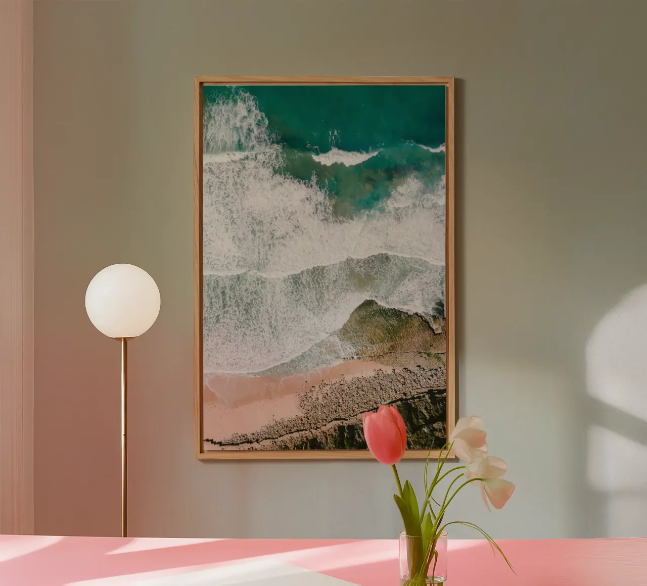 Waves forex plate by Raisa Zwart