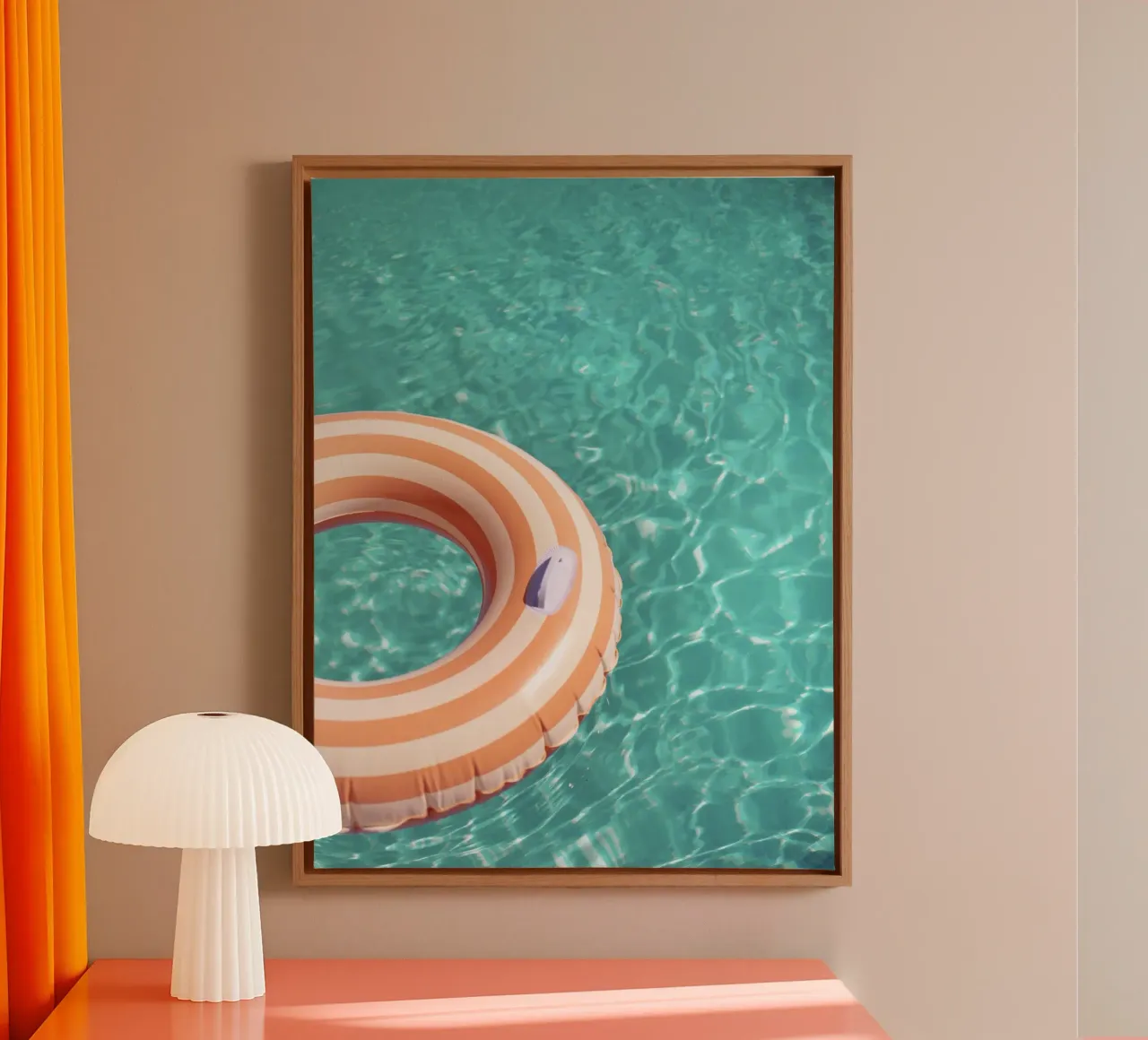 Divertimento in piscina tela da Raisa Zwart