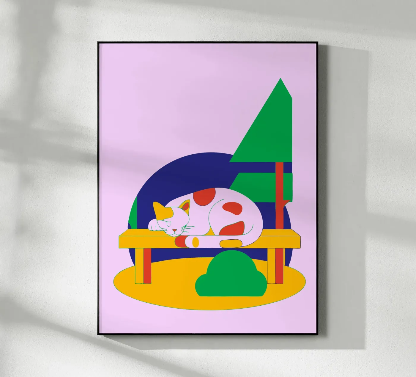Gatto che dorme plexiglass da OUR SHOP