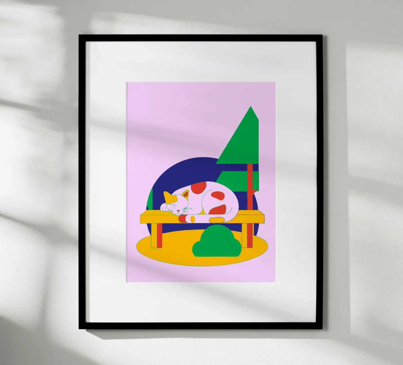 Sleeping Cat poster by OUR SHOP