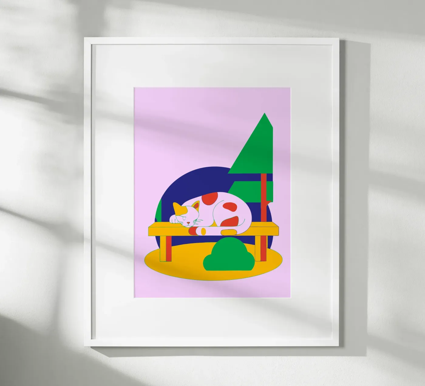 Sleeping Cat poster by OUR SHOP