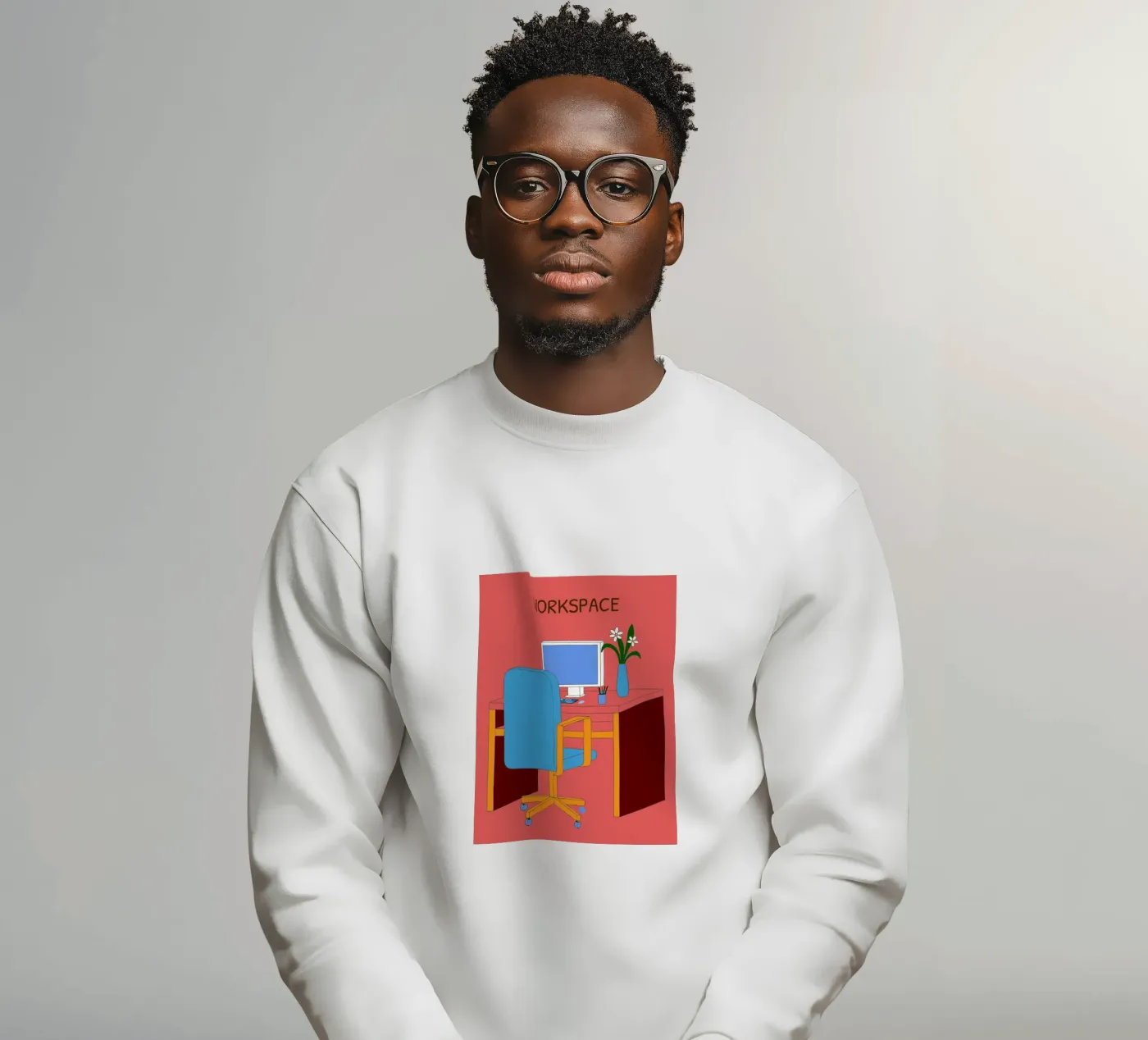 Computer Table sweatshirt by OUR SHOP