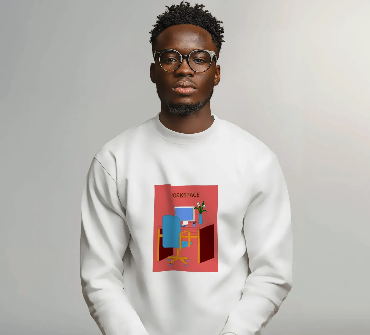 Computer Table sweatshirt by OUR SHOP