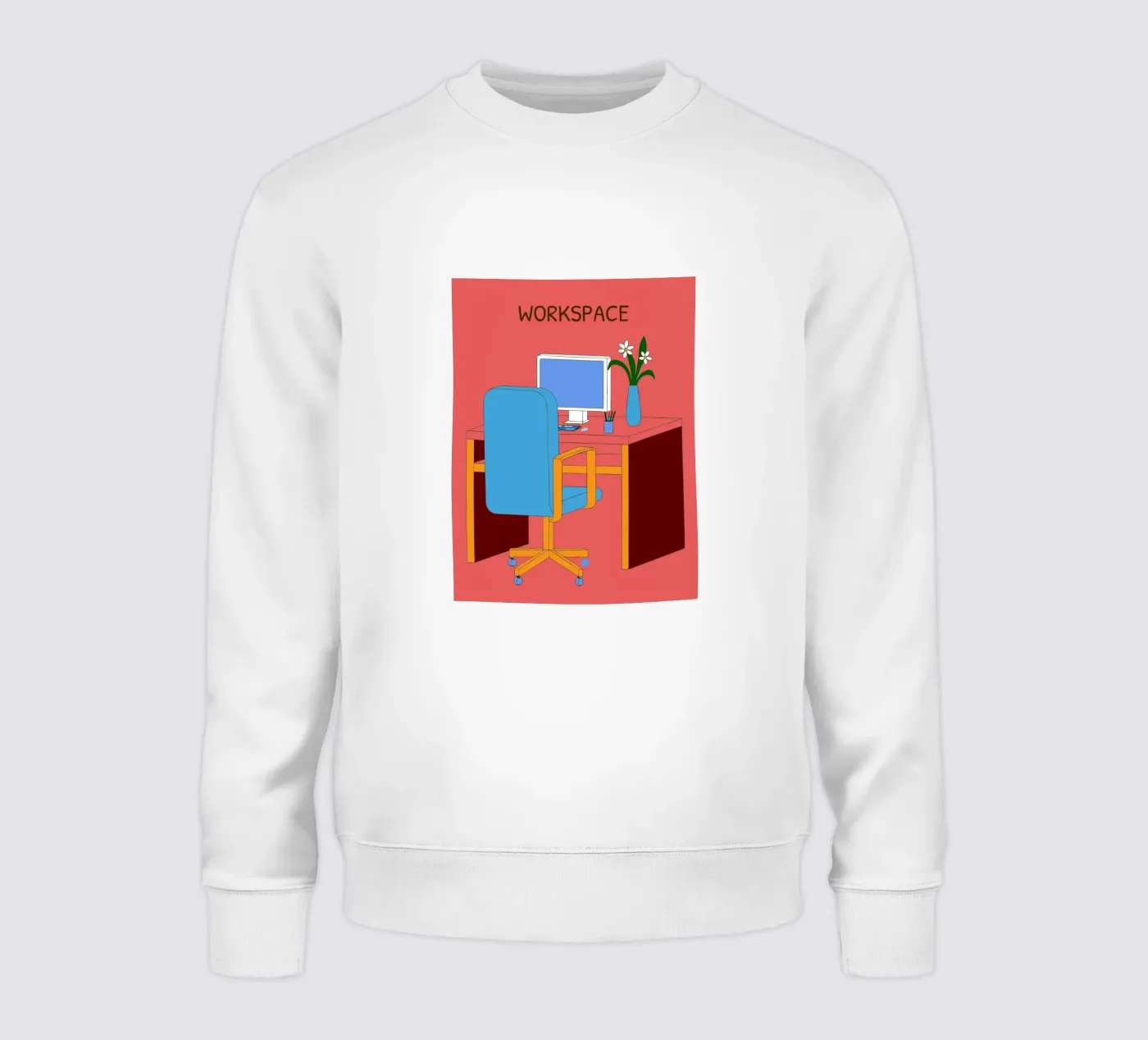 Computer Table sweatshirt by OUR SHOP